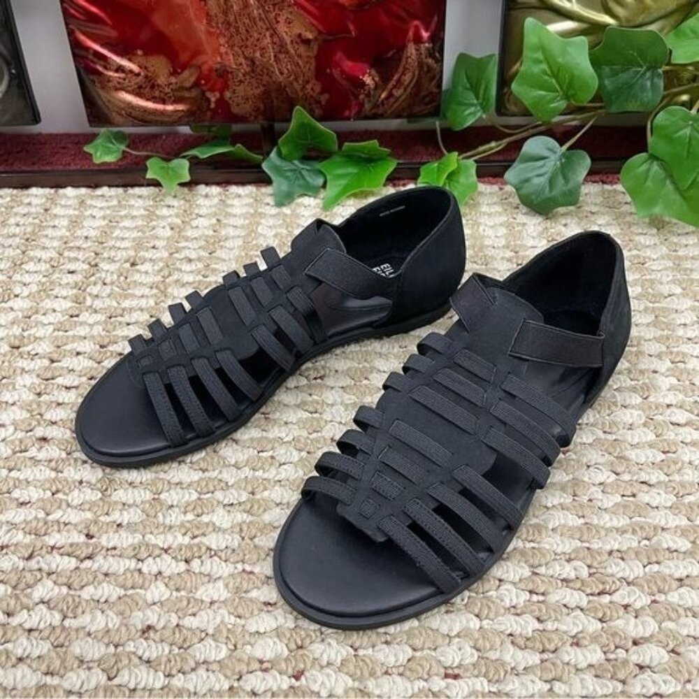Eileen Fisher Rato Womens Casual Elastic Gladiator Sandals in Black Size 6.5 - Picture 9 of 9